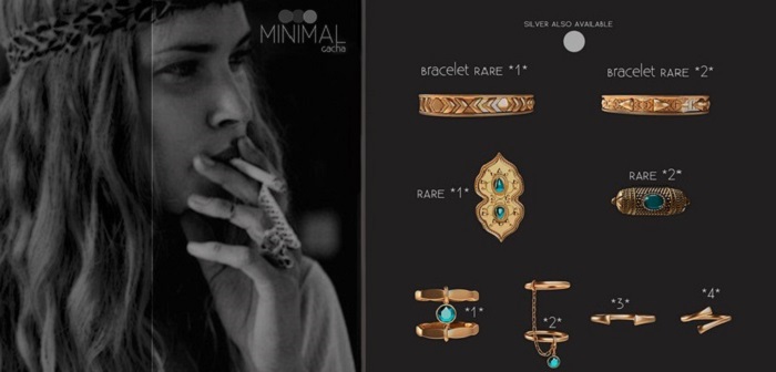 MINIMAL - Bracelet  *1* -Gold- RARE