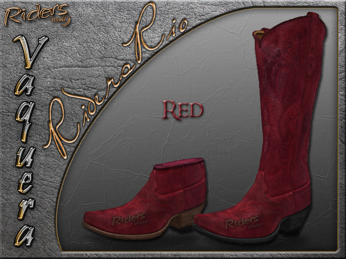 Riders  - Vaquera Boots - RioSeco Red