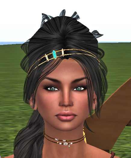 Hair Band Crystal Blue MD