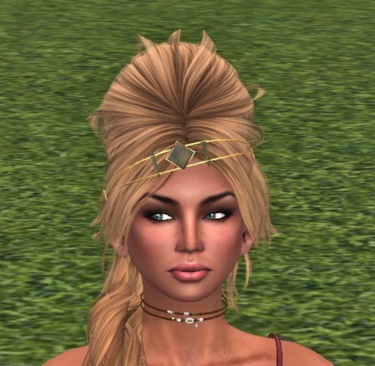 Hair band Crystal Topaz MD