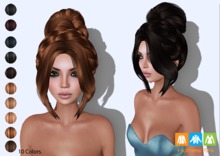 Hotties'99 Raya hair-Blacks & browns