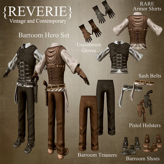 {Reverie} Barroom Hero  - Shoes - S (Brown)