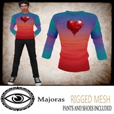 Majoras Heart T-Shirt Outfit