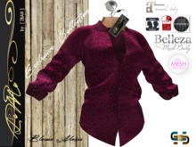 [ IBAN ] //005d MESH ALEXIS BLOUSE PINK