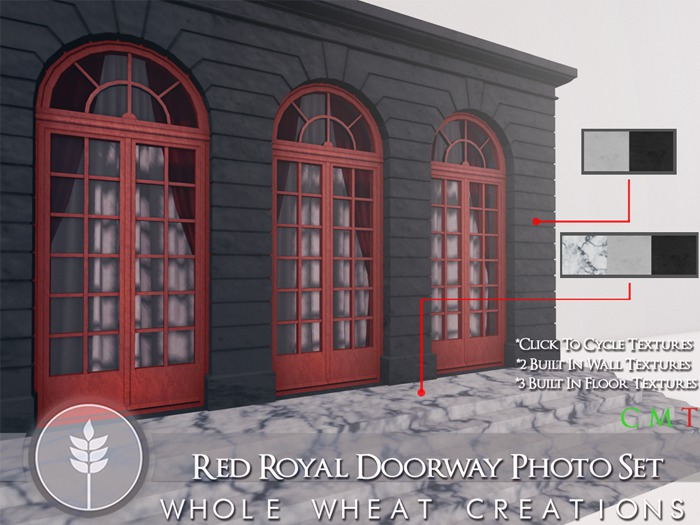 WHOLE.WHEAT -  Red Royal Doorway Photo Set BOX