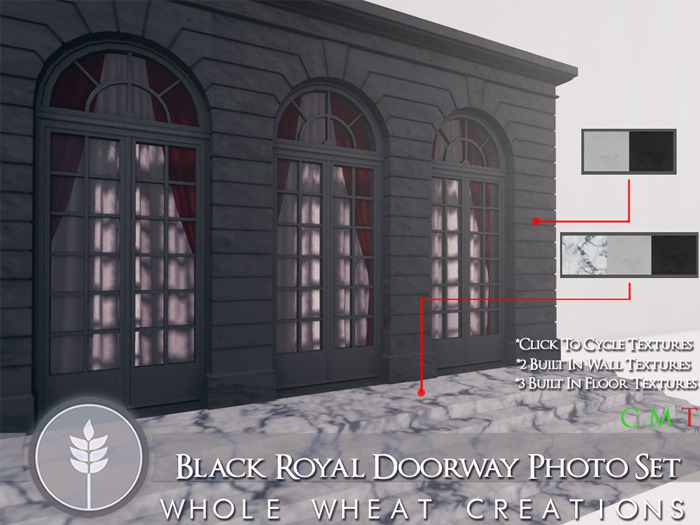 WHOLE.WHEAT -  Black Royal Doorway Photo Set BOX