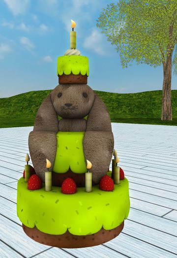 It's A Bunny Birthday! (green)