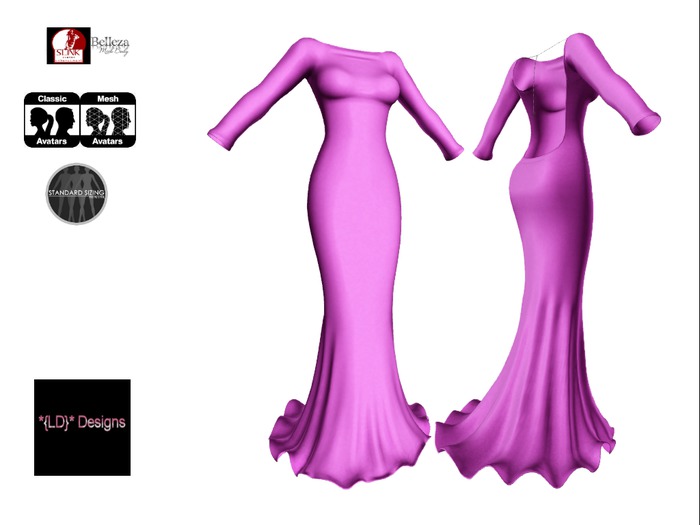 *{LD}* Jordan Gown - Mauve