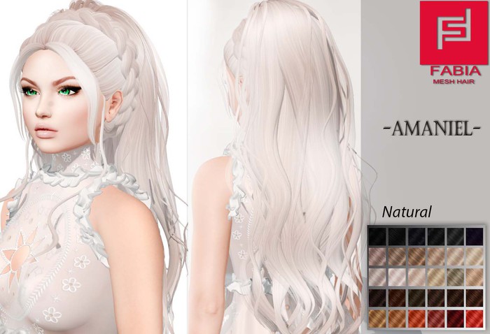 -FABIA- Mesh Hair  <Amaniel> Natural Tones