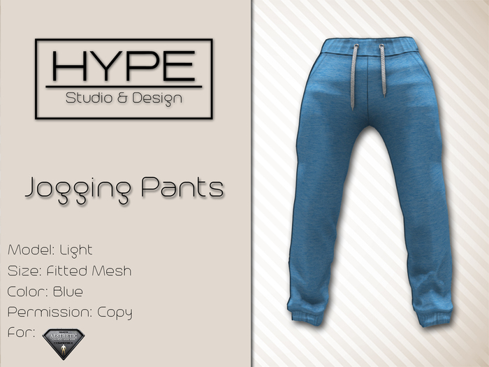 [ HYPE ] Jogging Pants Light Blue