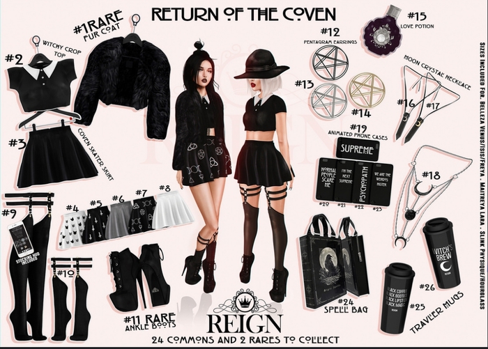 REIGN.- MONGOMERY FUR COAT (MAITREYA LARA) #1 RARE
