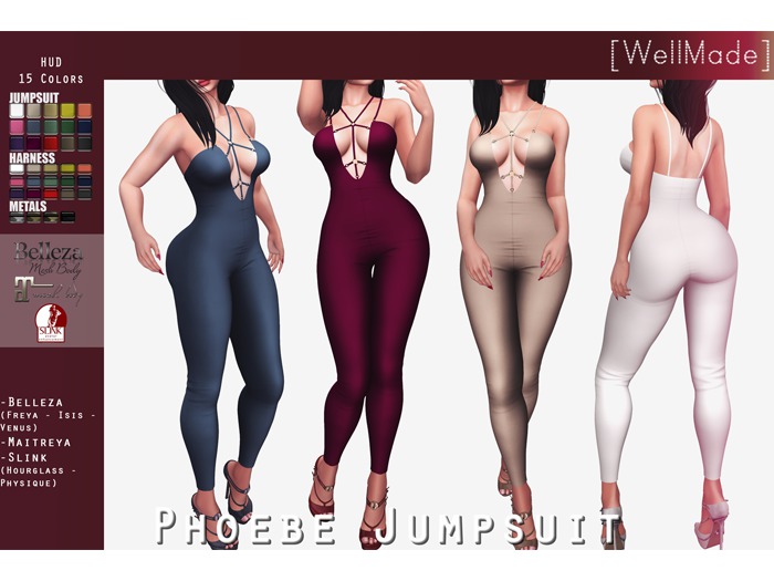 [WellMade] Phoebe Jumpsuit - HUD 15 Colors