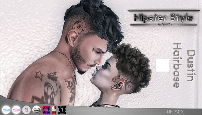 [Hipster Style] Dustin Hairbase WHITE  (Wear Me)