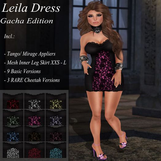 { BoobieLicious }_Leila Dress_Cheetah Red RARE
