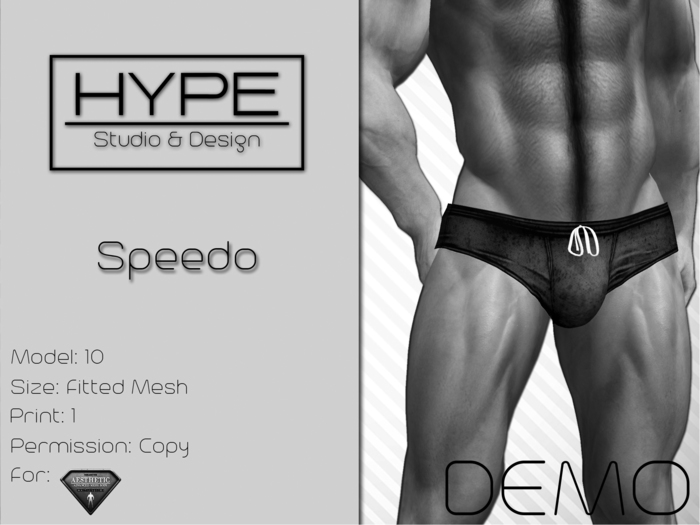 [ HYPE ] Speedo for Aesthetic DEMO - Fitted Mesh