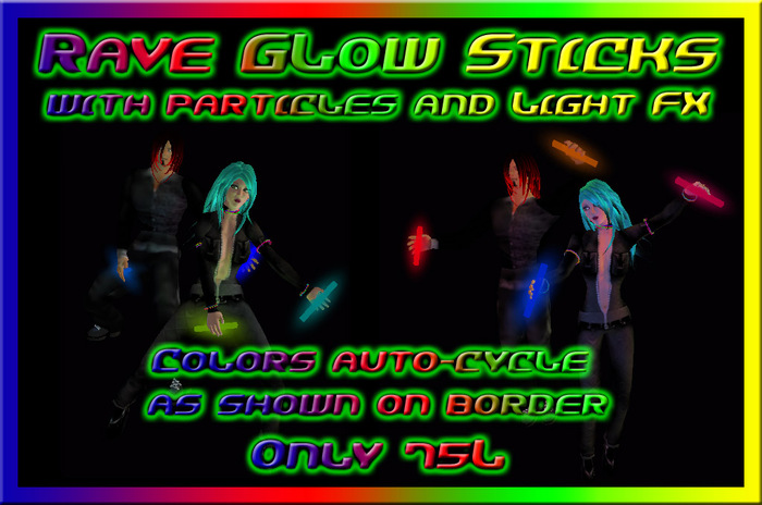 autocolor change glow sticks