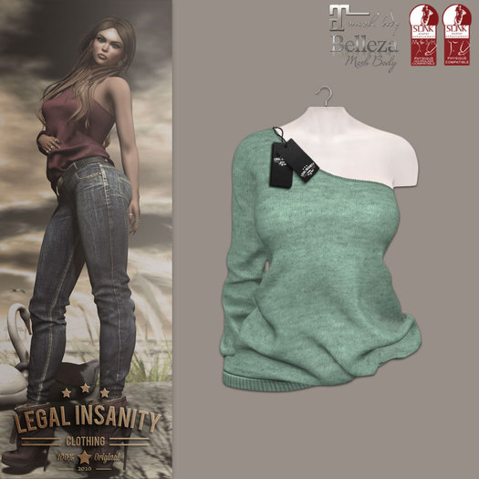 Legal Insanity - Mila sweater mint