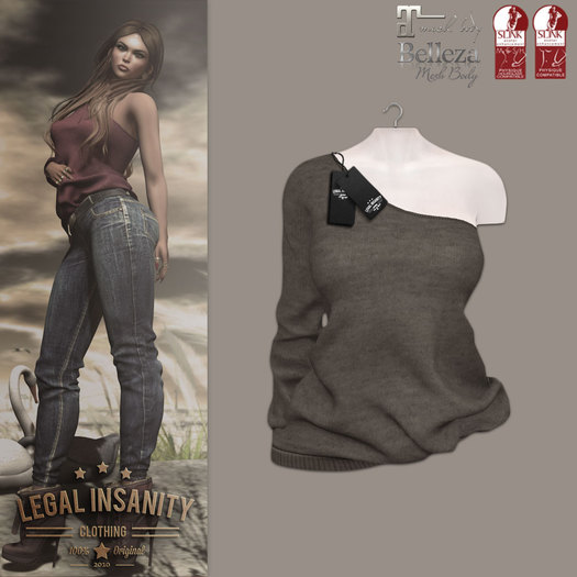 Legal Insanity - Mila sweater black