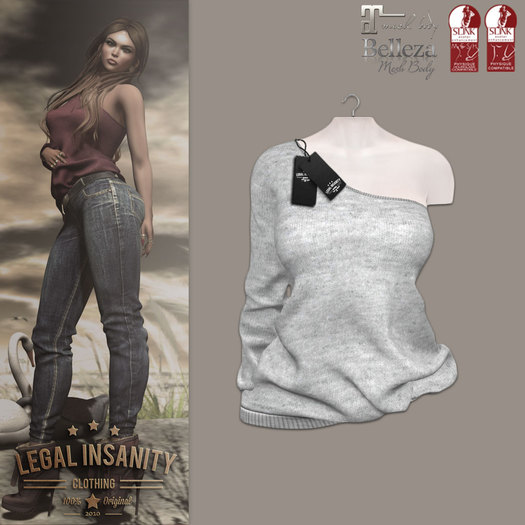 Legal Insanity - Mila sweater white