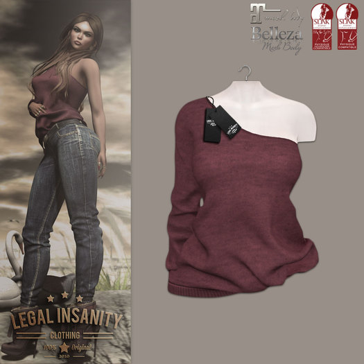 Legal Insanity - Mila sweater red