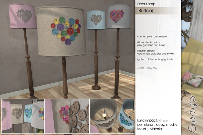 Sway's [Button] Floor Lamp