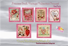 .Princess Stuff. [Vintage Valentine Frames] SET PINK