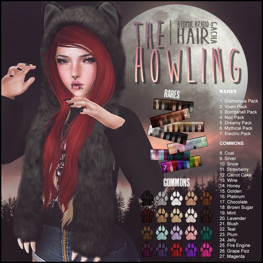 [Atomic] Hair Gacha // Howling // Mint