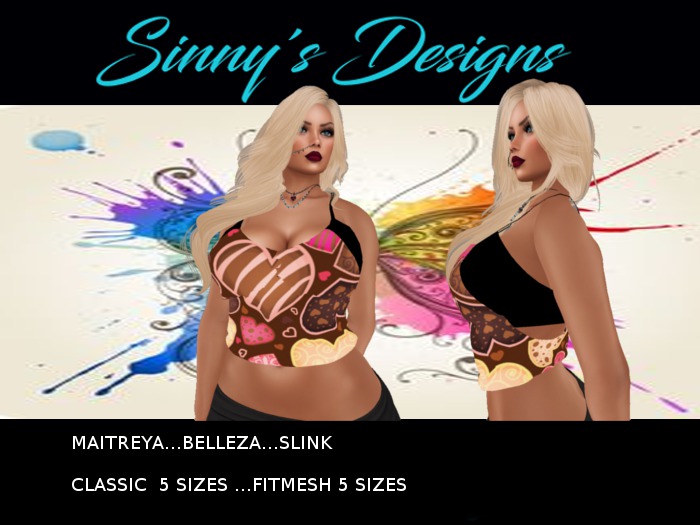 ~SD~SUE HEARTS Sports Bra Tank Top
