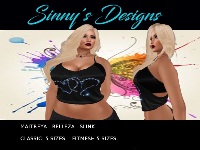 ~SD~SUE HEART 10 Sports Bra Tank Top