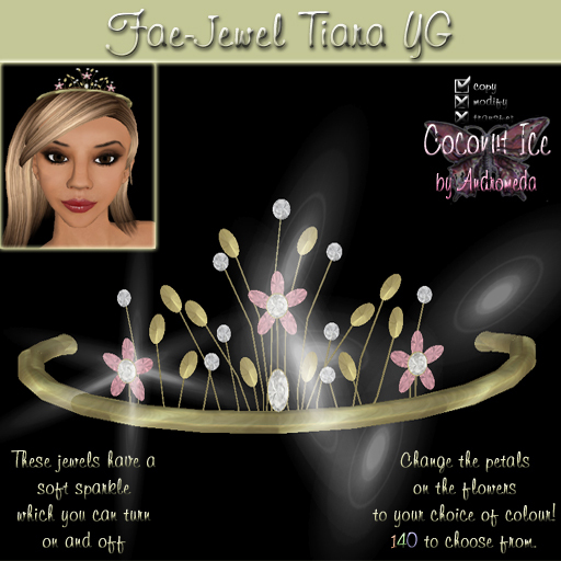 Fae-Jewel Tiara YG (boxed)