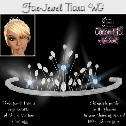 Fae-Jewel Tiara WG (boxed)