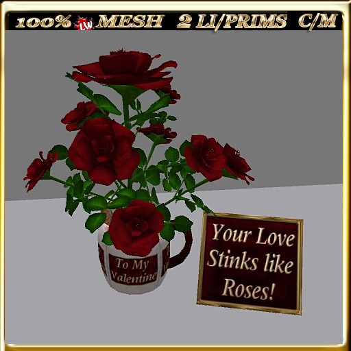 LW_ Valentine Roses in Cup 4