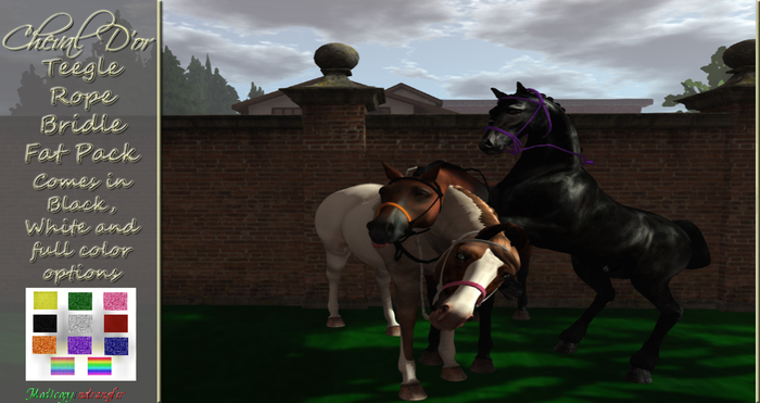 Cheval D'or - Teegle - Rope Bridle Fat Pack