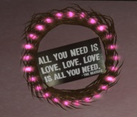 Wreath- All You Need Is Love Lights