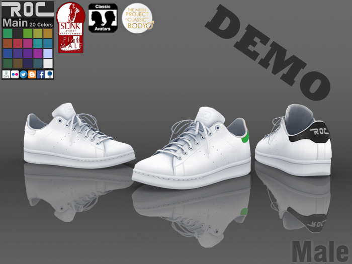 ::ROC:: Sneaker! White (MALE)_DEMO