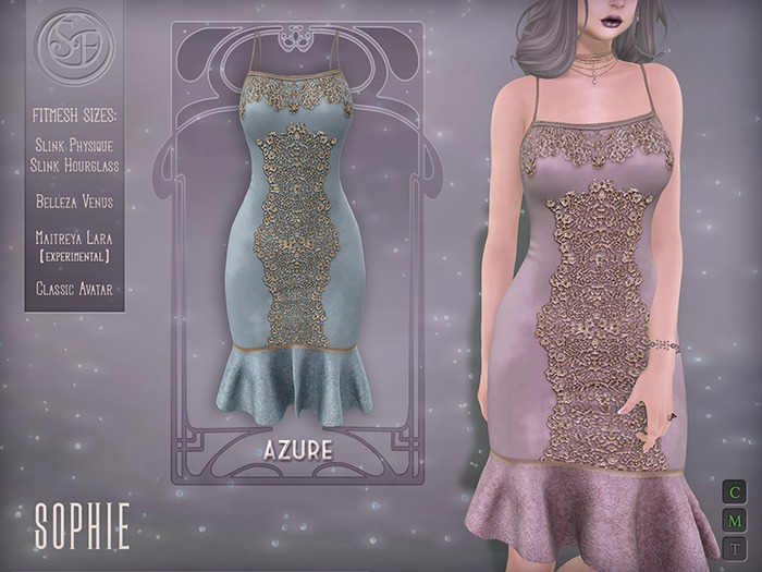 .:SF:. "Sophie" Dress - Azure
