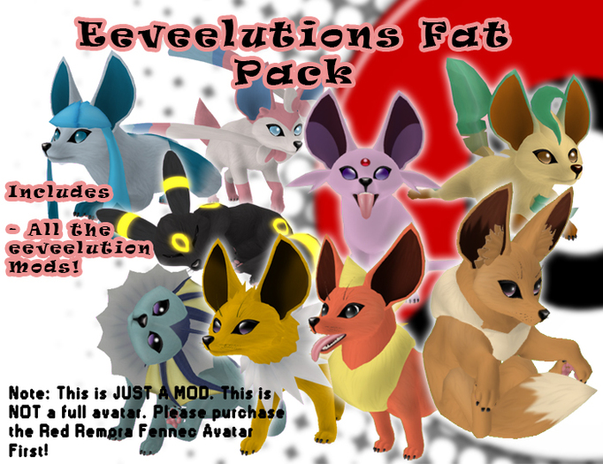 [WP]Red Remora Fennec Eeveelutions Fatpack