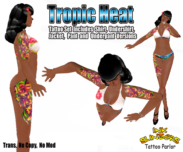 Tropic Heat Tattoo Set