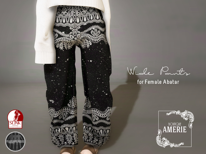AMERIE - Wide pants(Pat01)