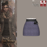 Legal Insanity - Shan plaid mini skirt lilac