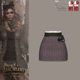 Legal Insanity - Shan plaid mini skirt pink