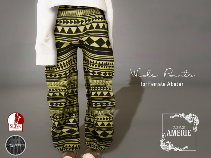 AMERIE - Wide pants(Pat02)