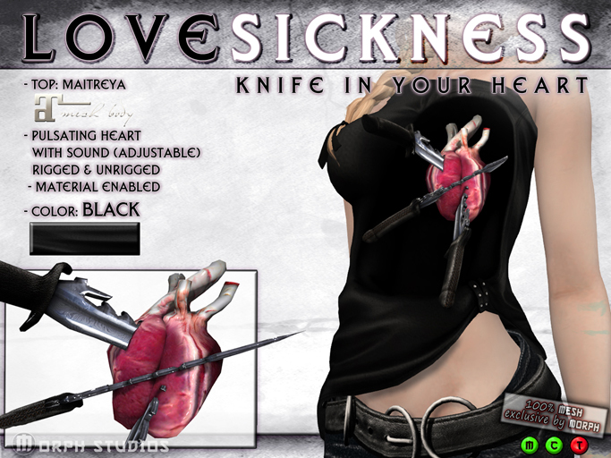 0o Love Sickness: BLACK - KNIFE in my HEART (Maitreya)