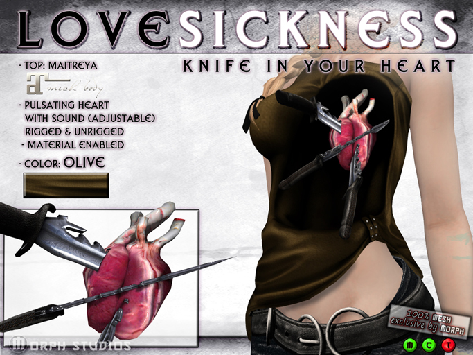 0o Love Sickness: OLIVE - KNIFE in my HEART (Maitreya)