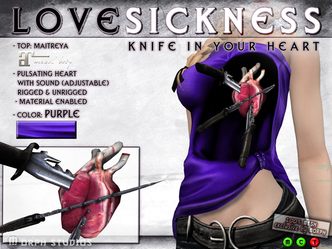0o Love Sickness: PURPLE - KNIFE in my HEART (Maitreya)