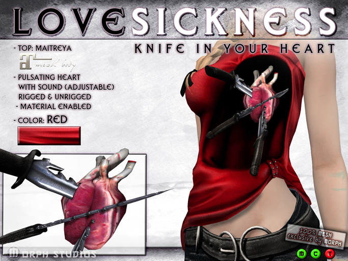 0o Love Sickness: RED - KNIFE in my HEART (Maitreya)