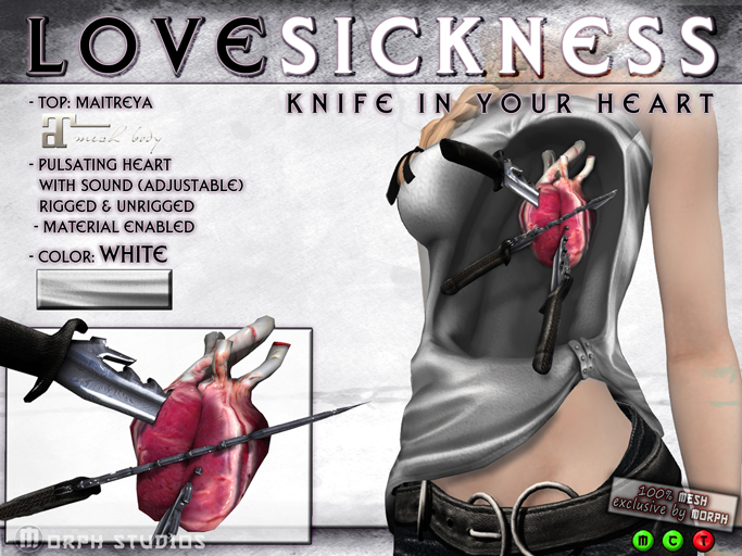 0o Love Sickness: WHITE - KNIFE in my HEART (Maitreya)
