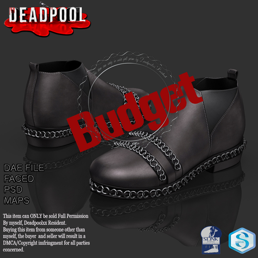 :DEADPOOL: CHRISTIAN SHOES FULL PERM BOXED