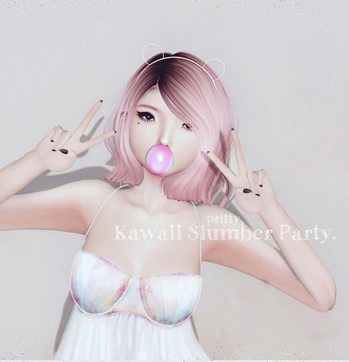 pr!tty - Slumber Party - :Short:- {Basic Ombres}  -Heavy Roots-