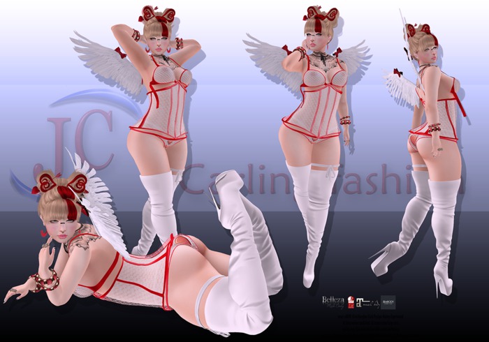 J.C Valentine's Day angel red